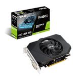 ASUS Phoenix NVIDIA GeForce GTX 1650 OC Edition Gaming Graphics Card(PCIe 3.0,4GB GDDR6 memory,HDMI,DisplayPort,DVI-D,1x6-pin power connector,Axial-tech Fan Design,dualball fan bearings,Auto-Extreme)