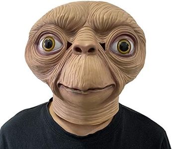LePyCos LLH E.T. Masque de costume extra-terrestre pour Halloween, cosplay, fête