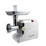 Megachef MG-750 Meat Grinder, Stainless Steel, White/Silver