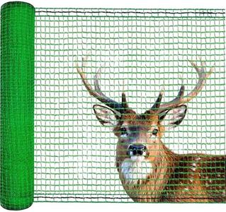 Junkogo Deer Fence Netting for Garden, 7x100 FT Plastic Mesh Fencing Roll