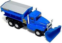 Playmaker Toys 5" Diecast Show Plow Trucks (Blue)