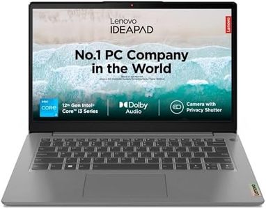 Lenovo IdeaPad 3, Intel Core i3-1215U, 12th Gen, 8GB RAM, 512GB SSD, FHD, 14"/35.5cm, Windows 11, MSOffice 2021, Arctic Grey, 1.43Kg, 82RJ00FUIN, 1 Year Warranty, 3months Game Pass, Thin& Light Laptop
