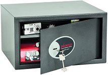 Phoenix Safe Company – SS0803K Vela Home & Office Security Safe | Key Locking | Twin Locking Bolts | Metallic Graphite Finish | 34 Litre Capacity | 12kg