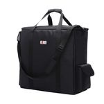 BUBM Desktop Computer Carrying Case, Padded Nylon Carry Tote Bag for Transporting Computer Tower PC Chassis, Keyboard, Cable and Mouse