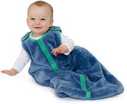 baby deedee Sleep Nest Teddy Baby Sleeping Bag, Fuzzy Dino, Medium (6-18 Months)