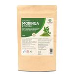 Maharishi Ayurveda Organic Moringa Powder - 100g Pack of 1 Certified Organic Moringa Churna from Pure Moringa Leaves for Skin & Hair Health, Detoxification and Natural Source of Protein