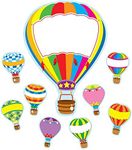 Carson Dellosa Hot Air Balloons Bulletin Board Set, Colorful Cutouts for Name Tags, Desks, Cubbies, Lockers, Organizing Classroom Supplies, Classroom Decor (38 pc)