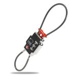 Lewis N Clark Triple Security Lock: TSA Luggage Locks for Suitcases, Set Combination Lock to Create Secure Padlock for Travel