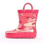 NORTY Rubber Rain Boots for Kids - 