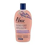 Nair Shower Power MAX Hair Remover for Coarse Hair on Legs & Body with Soothing Lavender and Vitamin E, 312-g