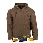 Radians Unisex Heated Coat Kitted - Tobacco - Size L, Multicolor, One Size