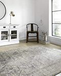 Loloi II Teagan Collection Area Rug TEA-04 Sky/Natural 5'-3" x 7'-6"