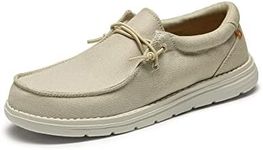 Bruno Marc Womens Slip-on Loafers Casual Comfortable Lightweight Boat Shoes, Apricot - 7.5 (SBLS225W)