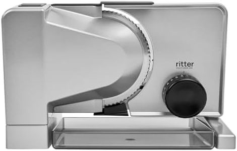 ritter serano 5, trancheuse électrique universelle et tranche-pain tout métal, fabriqué en Allemagne