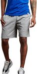 Russell Athletic Men's Cotton Baseline Short with Pockets, Oxford, Large