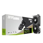 ZOTAC Gaming GeForce RTX 5070 Twin Edge OC Graphics Card - Black | 12 GB | GDDR7 | Dual Fan | SFF Ready | IceStorm 2.0 Advanced Cooling | ZT-B50700H-10P | Only Graphics Card with 5 Year Warranty