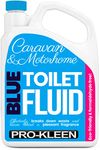 Pro-Kleen Blue Toilet Chemical Fluid Solution Cleaner 2L for Caravan and Motorhomes - Eco-Friendly, Formaldehyde Free - Upto 20 Treatments - 2 Litres