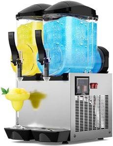 Mojgar 30L Commercial Margarita & Slushy Machine,1100W 110V 8 Gal Frozen Drink Maker Smoothie Machine for Bar,Electric Large Slushie Machine with Self-cleaning Mode,For Alcohol Beverage Cocktail Juice