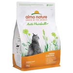 almo nature Functional Anti Hairball Dry Cat Food with Chicken, 2kg