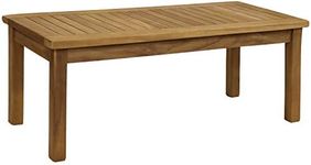 Sunnydaze 45-Inch Solid Teak Rectan