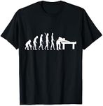 Pool Billard Evolution Snooker Player Table 8 Ball T-Shirt