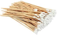 300 PCS Cotton Swabs Biodegradable Long Wood Handle Cotton Buds for Cleaning Polishing Jewelry Arts and Crafts Applying Paint Glue Epoxy Lubrication