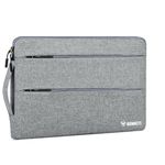 Bennett Khadi + Polyester Drax Laptops Bag Sleeve Case Cover Pouch for 15.6 inches 39cm Laptop Apple/Dell/Lenovo/ASUS/Hp/Samsung/Mi/MacBook/Ultrabook/Thinkpad/Idea pad/Surfacepro (Grey)