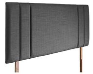 mm08enn new side bar bed headboard in linen fabric available in and sizes (5ft king size, slate grey)