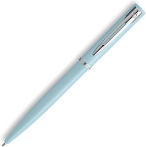 Waterman Allure Ballpoint Pen | Baby Blue Matte Lacquer with Chrome Trim | Medium Point | Blue Ink | With Gift Box