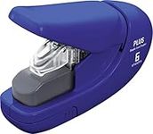 PLUS Japan, Staple-Free Stapler Blue, 5 sheet capacity, 1 piece pack (1 x 1 stapler)