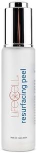 LifeCell Resurfacing Peel Overnight Liquid Exfoliant, Lactic and Glycolic Acid Toner for Body and Face - Exfoliating and Smoothing Skin Serum, Anti-Aging Skincare Peeling Treatment
