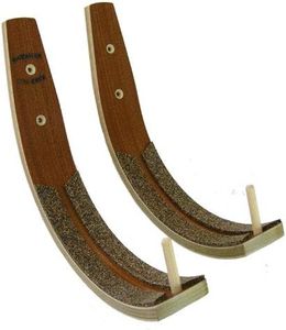 Surfboard Wall Rack - Mahogany