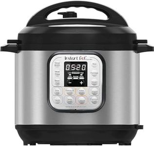 Instant Pot Duo 30 Elektro-Multikocher 3L - Schnellkochtopf, Schongarer, Reiskocher, Sautierpfanne, Joghurtbereiter, Dampfgarer und Speisewärmer, aus Edelstahl, Silver
