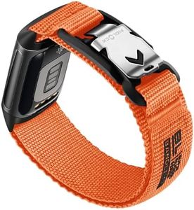 Bandletic Sport Band Compatible with Fitbit Charge 6/5 Bands for Men and Women, Rugged Soft Nylon Wristbands Replacement Straps with Magnetic Fidlock V-Buckle for Fitbit Charge 5/6 Fitness Tracker