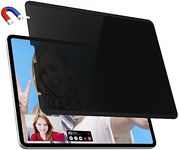 IPROKKO Magnetic Privacy Screen Protector for iPad Air 5/4th Gen 10.9 inch 2022-2020& iPad Pro 11, Removable Anti Blue Light Glare Spy Filter, High Sensitive, Easy Install Black Security Screen Cover