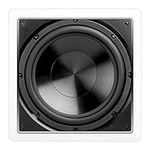 OSD Audio IWS10 Pro Series Cinema in-Wall Passive Subwoofer, White (White)