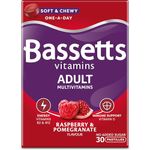 Bassetts Vitamins Adult Raspberry & Pomegranate Flavour Multivitamins 30 Gummy Pastilles