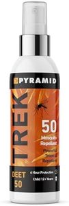 Pyramid Trek Insect Repellent Spray with 50% DEET Formula - Unscented Mosquito Repellent Ideal for Tropical Destinations -Gives 6hrs Protection, 100ML