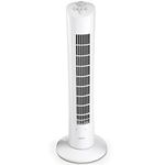 VonHaus Tower Fan 31”, Electric Fan for Cooling, Oscillating Fan with Timer for Any Space, Aroma Tray, Standing Fan Cools Bedrooms & All Rooms, Floor Fan with 3 Breeze Speeds, 2 Year Warranty