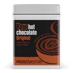 Premium Vegan Raw Hot Chocolate Cocoa Powder | Original Chocolate flavour | Criollo, Raw Cacao & Coconut Blossom Sugar | Dairy Free, Soya free and Gluten Free | 1 x 175g Tin Can