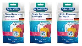 Dr Beckmann Stain Remover In-Wash Ultra 80g | Gently Removes Tough Stains | Gentle on Fabrics | For cleaner clothes | 3 x 80g, 240g | Pack of 3