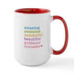 CafePress Amazing Guidance Counselor Mugs 15 oz (444 ml) Ceramic Coffee Mug