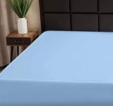 Superity Linen Fitted Sheet - 100% Cotton Full Size Mattress Cover - Soft, Smooth, and Comfortable - 200 Thread Count - Bed Sheet Stretches to 16 inches for Snug Fit.