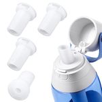 Bite Valve Replacement Compatible with Brita Water Bottle & Brita Filter Water Bottle Mouthpiece Replacement Silicone, 4pcs Apply to Brita Insulated Filtered Water Bottle Spout Parts Accessories