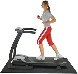 Rubber Cal Treadmill Mat, 3/16-Inch x 4 x 7.5-Feet/Black