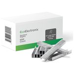 EcoElectronix Jam-Free Standard Staples - Compatible with Most Desktop Staplers - 1/4" Length, pack of 500 staples (1 pack)