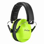 ProCase Kids Noise Cancelling Safety Ear Muffs Headphone, Hearing Protection Headset Noise Reduction Earmuffs Ear Defenders for Babies Toddlers Children –Green