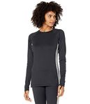 Burton Women's Standard Midweight X Base Layer Crew, True Black, Medium