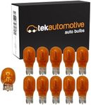 Tek Automotive 958 WY16W Amber Car Bulbs Indicator Light 921BA 12V 16W W2.1x9.5D Capless - Box of 10