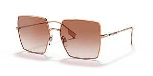 Burberry DAPHNE BE 3133 Rose Gold/Pink Shaded 58/16/140 women Sunglasses